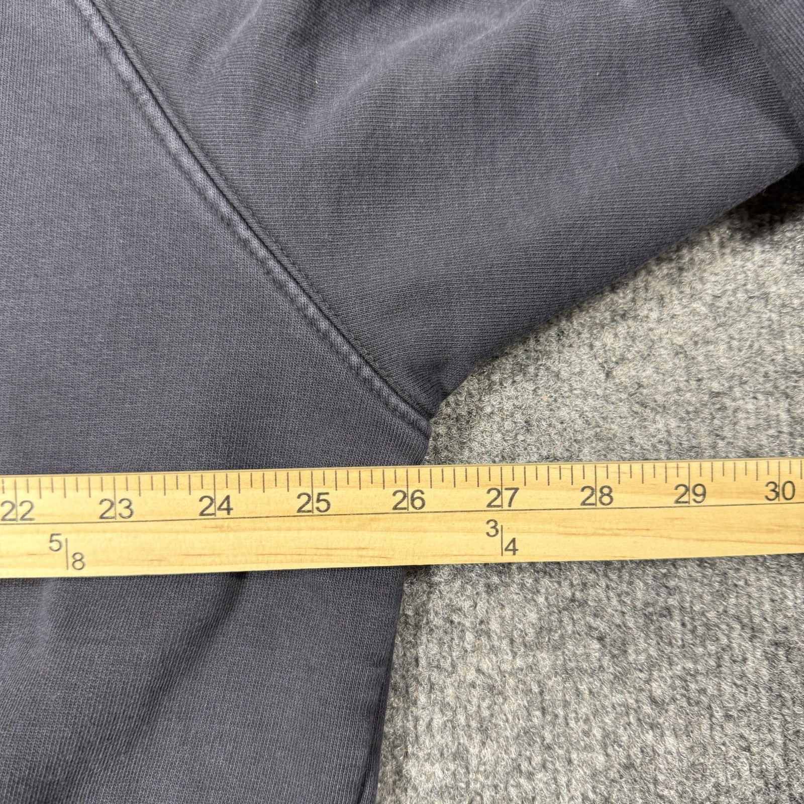 Mnml Hoodie Mens XL Gray Pullover Fleece Sweatshirt Kangaroo Pocket Relaxed Fit