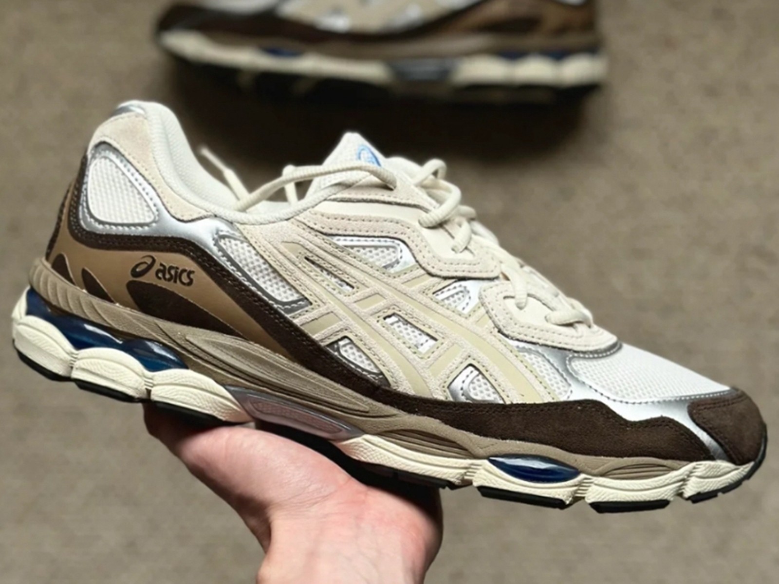 ASICS Gel NYC ‘Cream Mocha’ Men’s Low Top Running Shoes