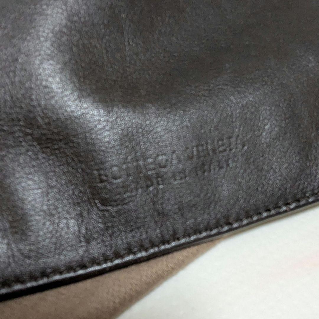 Bottega Veneta Dark Brown Leather Twist Handbag Leather