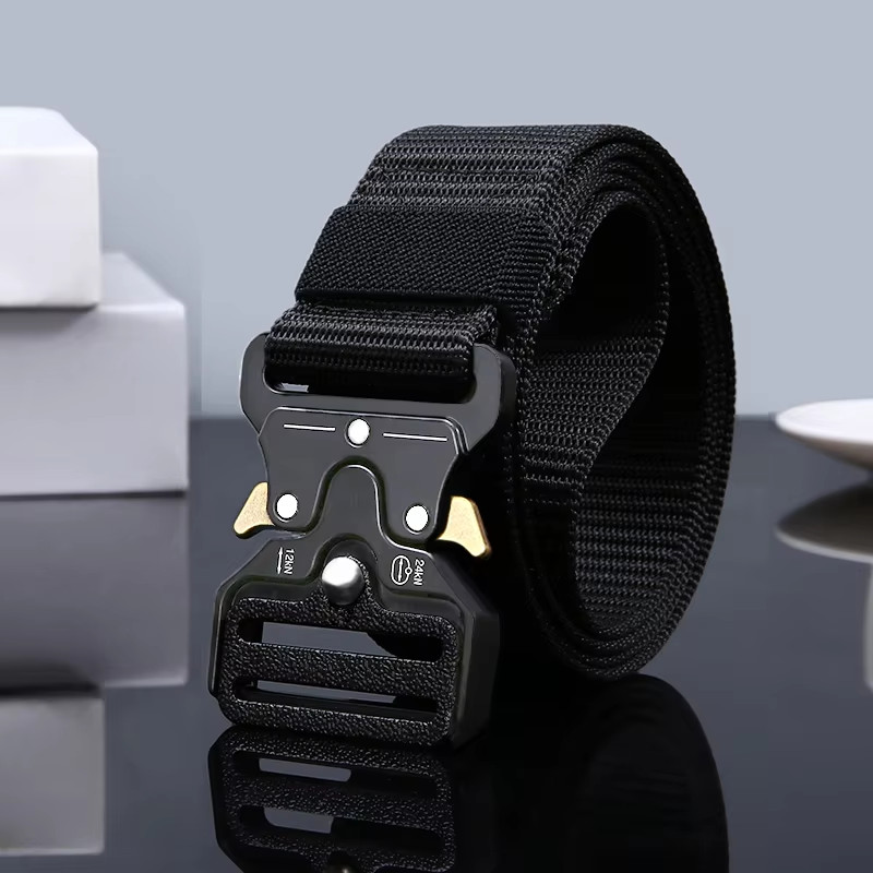 2Pcs Versatile Men’S Tactical Belts – Durable, Quick Release Design – for Outdoo