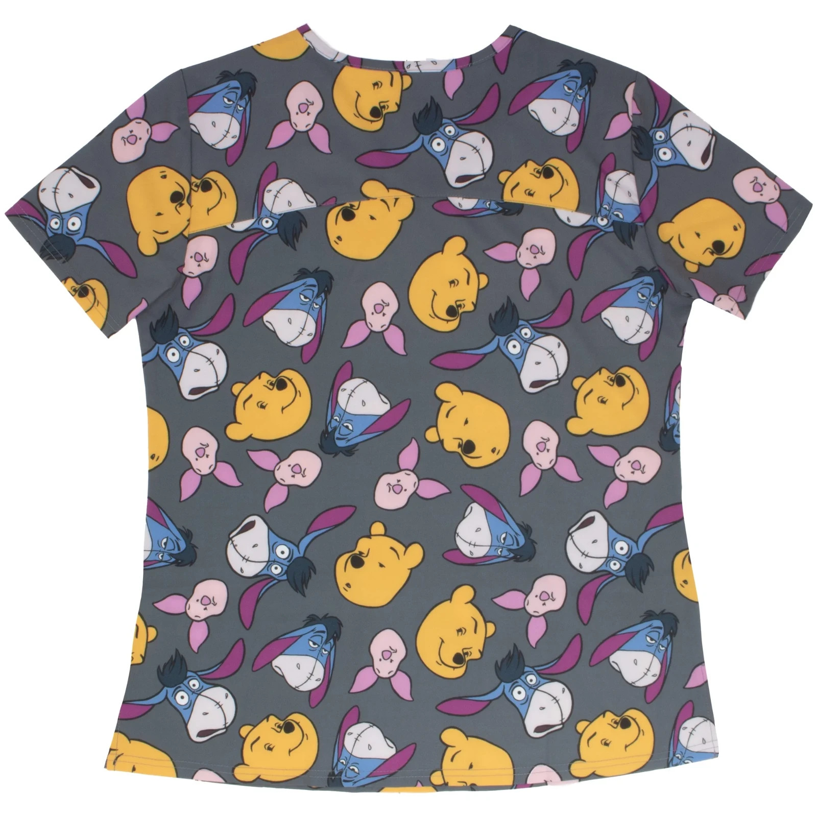 WINNIE THE POOH GRAPHIC SCRUB TOP ASST SIZES BRAND NEW