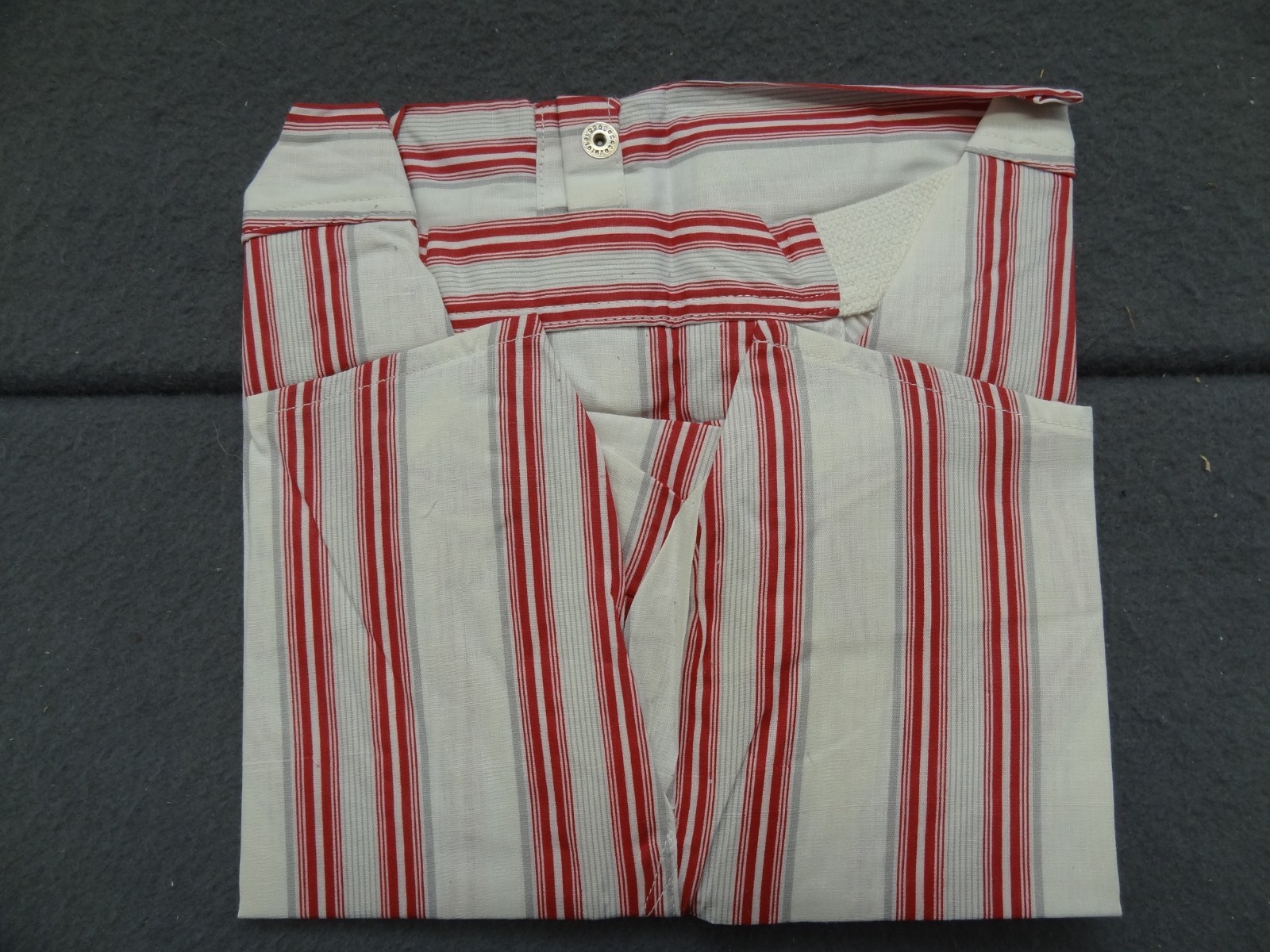 NEW Gripper Snap 28 Yoke Front Striped Boxer Short VTG 50s 60s Athletic Vat Dyed