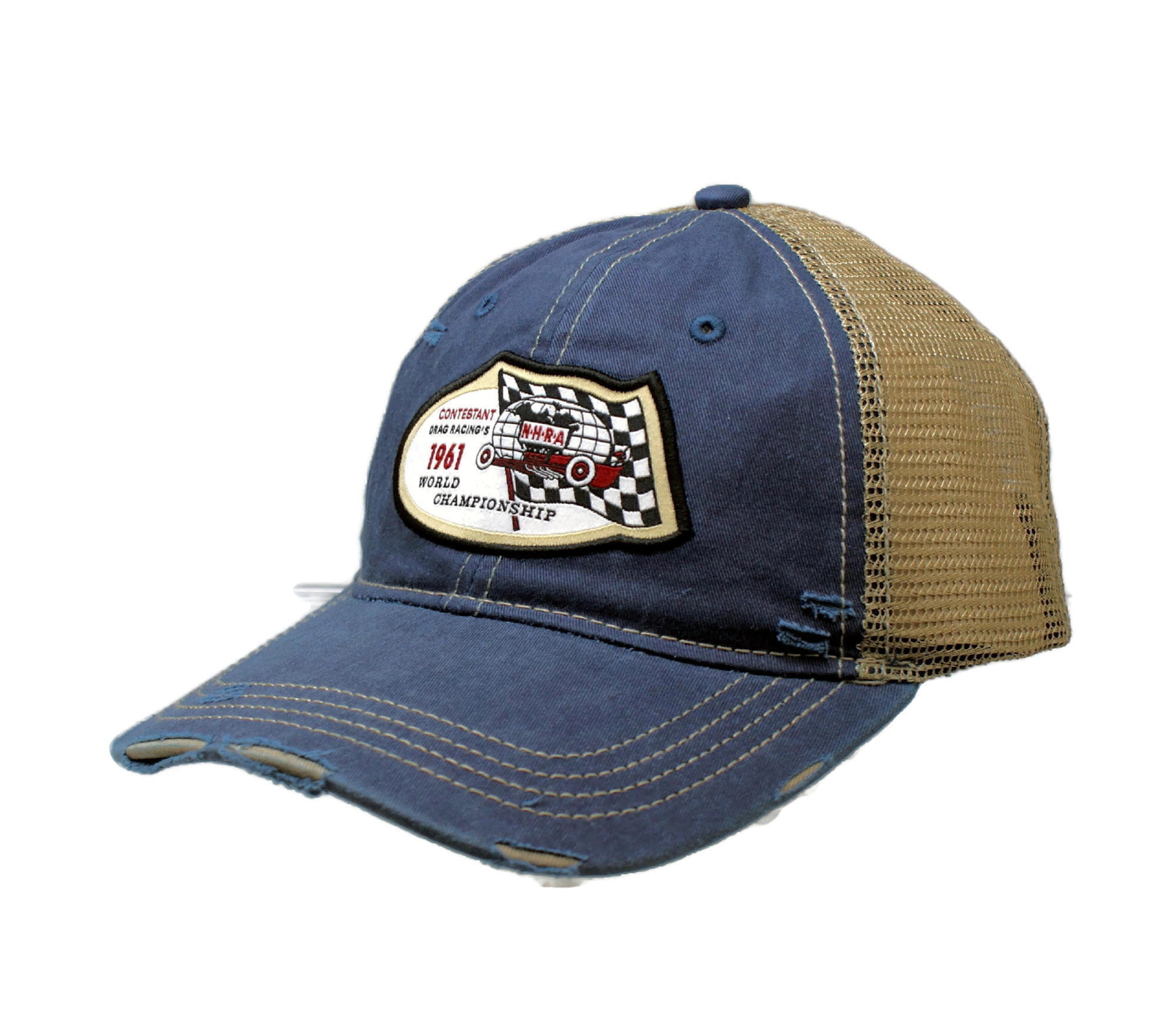 HAT – NHRA 1961 World Championship Woven Patch Pigment Washed Cotton Twill