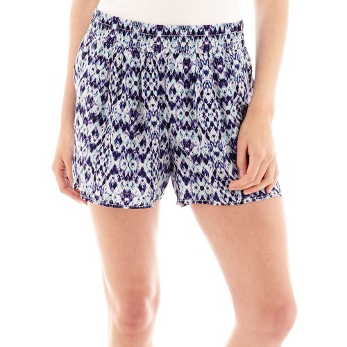 a.n.a Lightweight Beach Shorts Blue Ikat Blur Size XS New Msrp $28.00