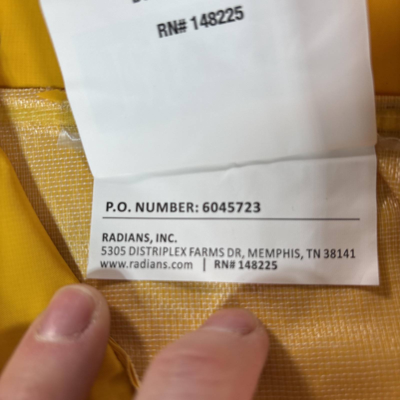 Neese Rain Jacket Mens Medium Yellow Security PVC Polyester 1600JH Coat New
