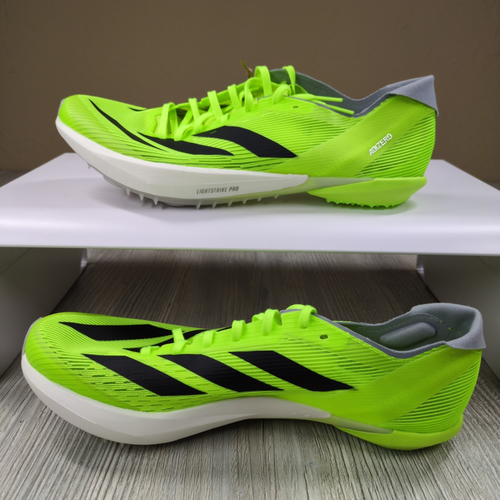 Adidas Adizero Ambition Track Spikes Lucid Green Mens Size 9 New IH5798