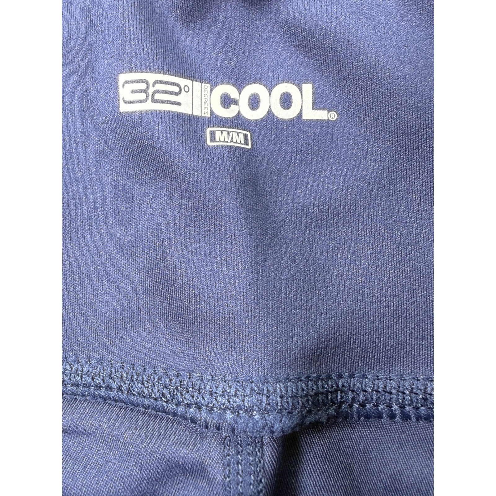 32 Degrees Cool Leggings Medium Blue High Rise Side Pocket TLBASHB02RT-664-M