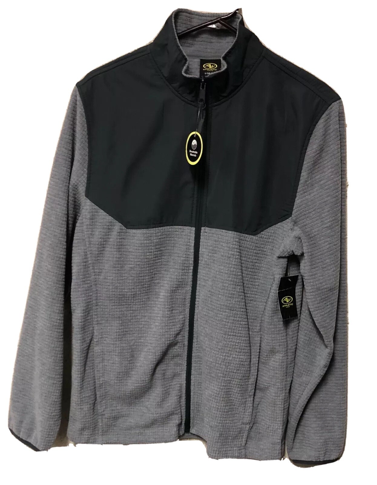Athletic Works Breathable Full Zip Up Micro Fleece Jacket NWT Size Small 34 – 36