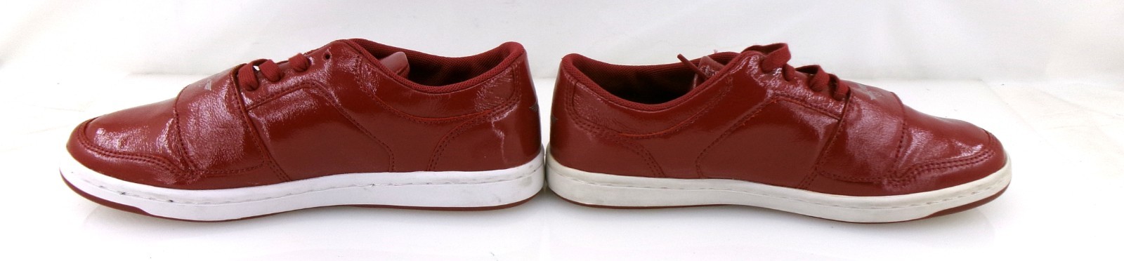 Creative Recreation Shoes Cesario Lo Pat Leather Red Sneaker Mismatched 8/7.5