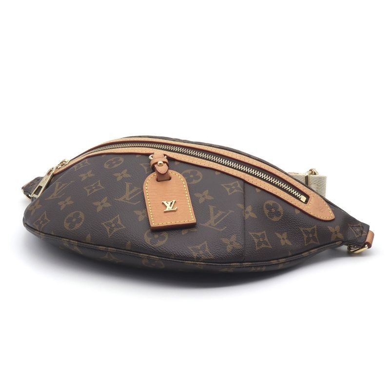 Louis Vuitton Rise M46784 Monogram Body Bag BumBag Shoulder Brown 999645