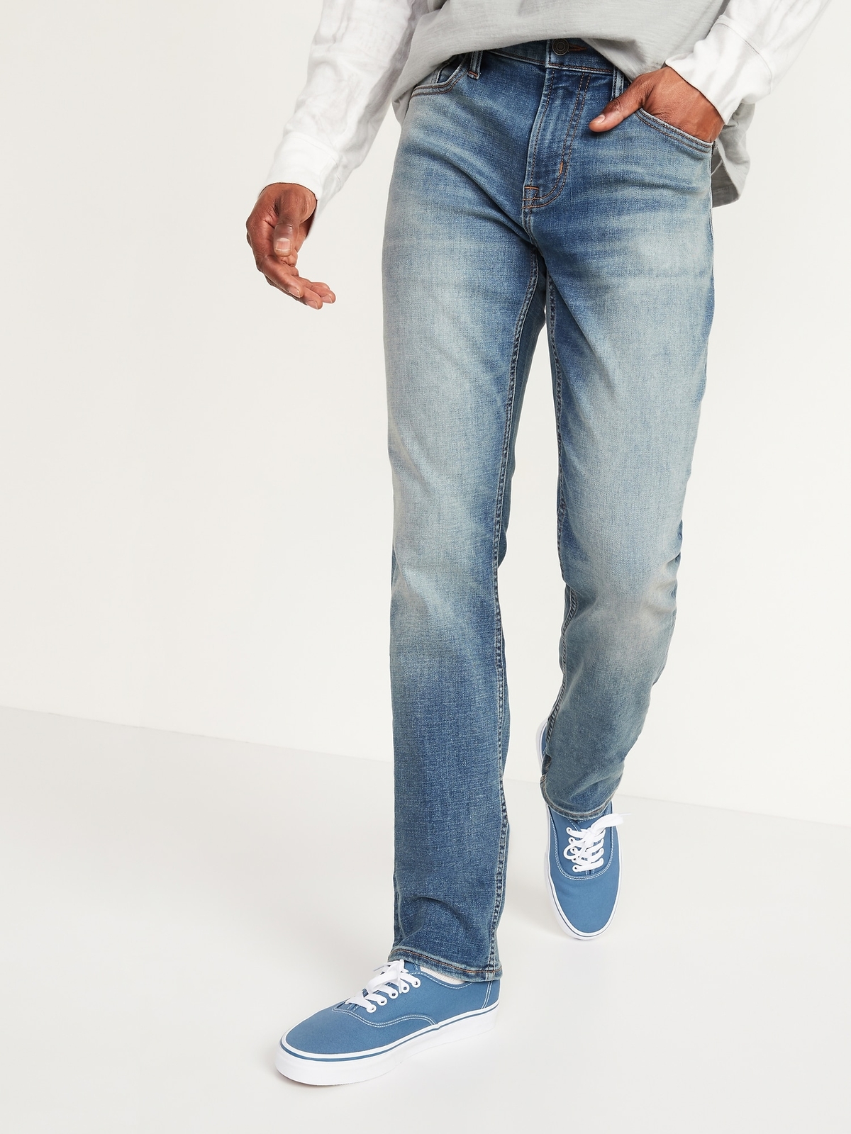 OLD NAVY ~NWT Men’s 36X34 42X30 ~ 360 TECH Stretch Performance Straight Jeans 45
