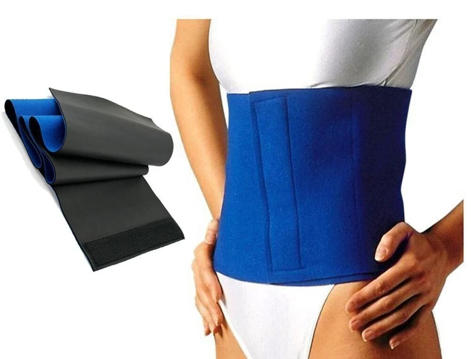 “Waist Trimmer Belt Sweat Band Wrap Ab Stomach Weight Loss Fat Burner Slimming “