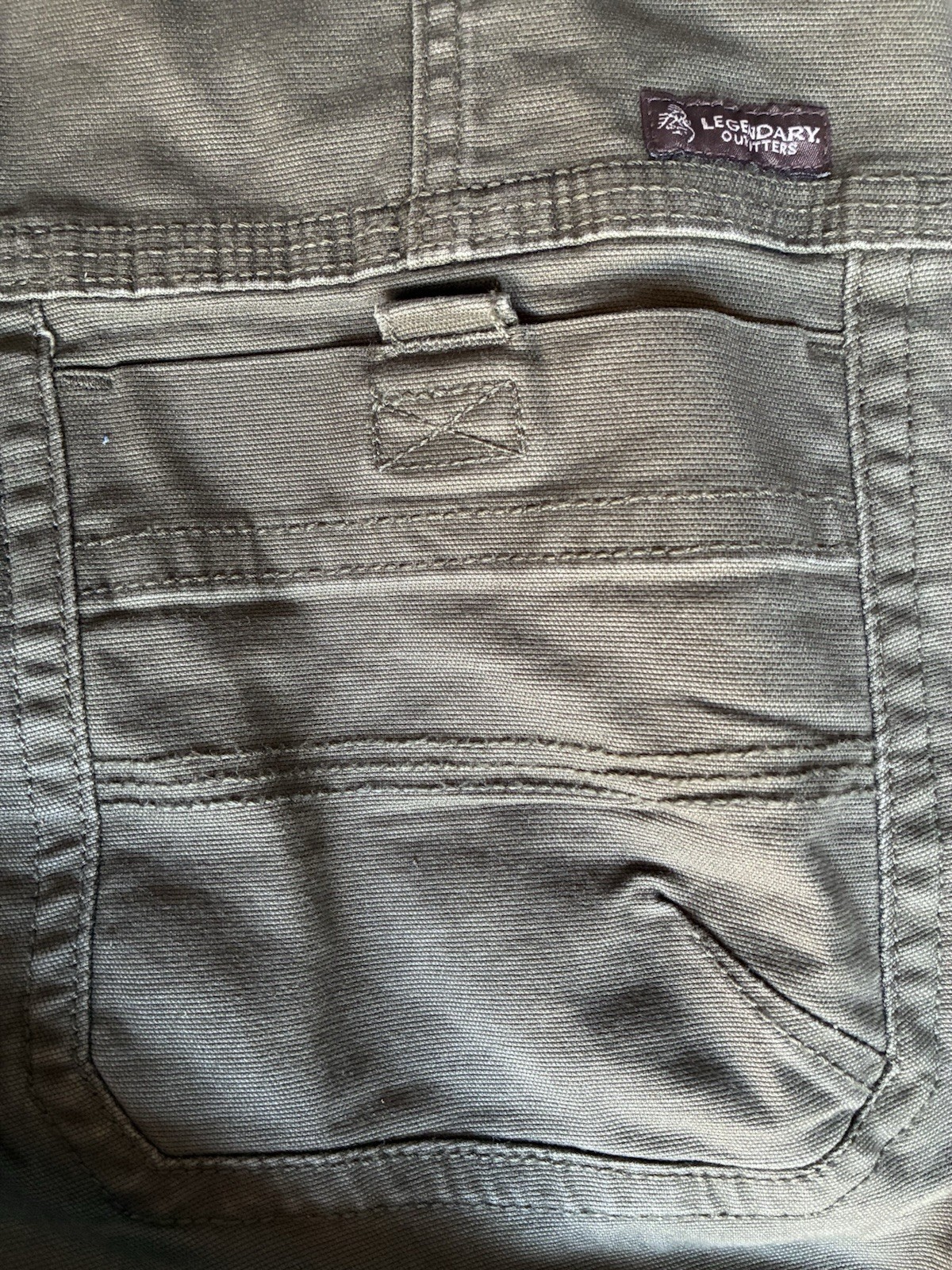 legendary outfitters mens stretch canvas pants 36×30
