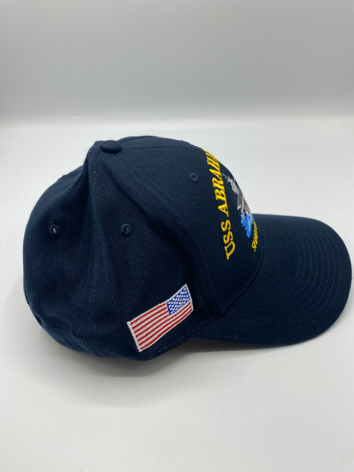 The Corps USS Abraham Lincoln CVN 72 Logo Blue Baseball Cap Hat One Size