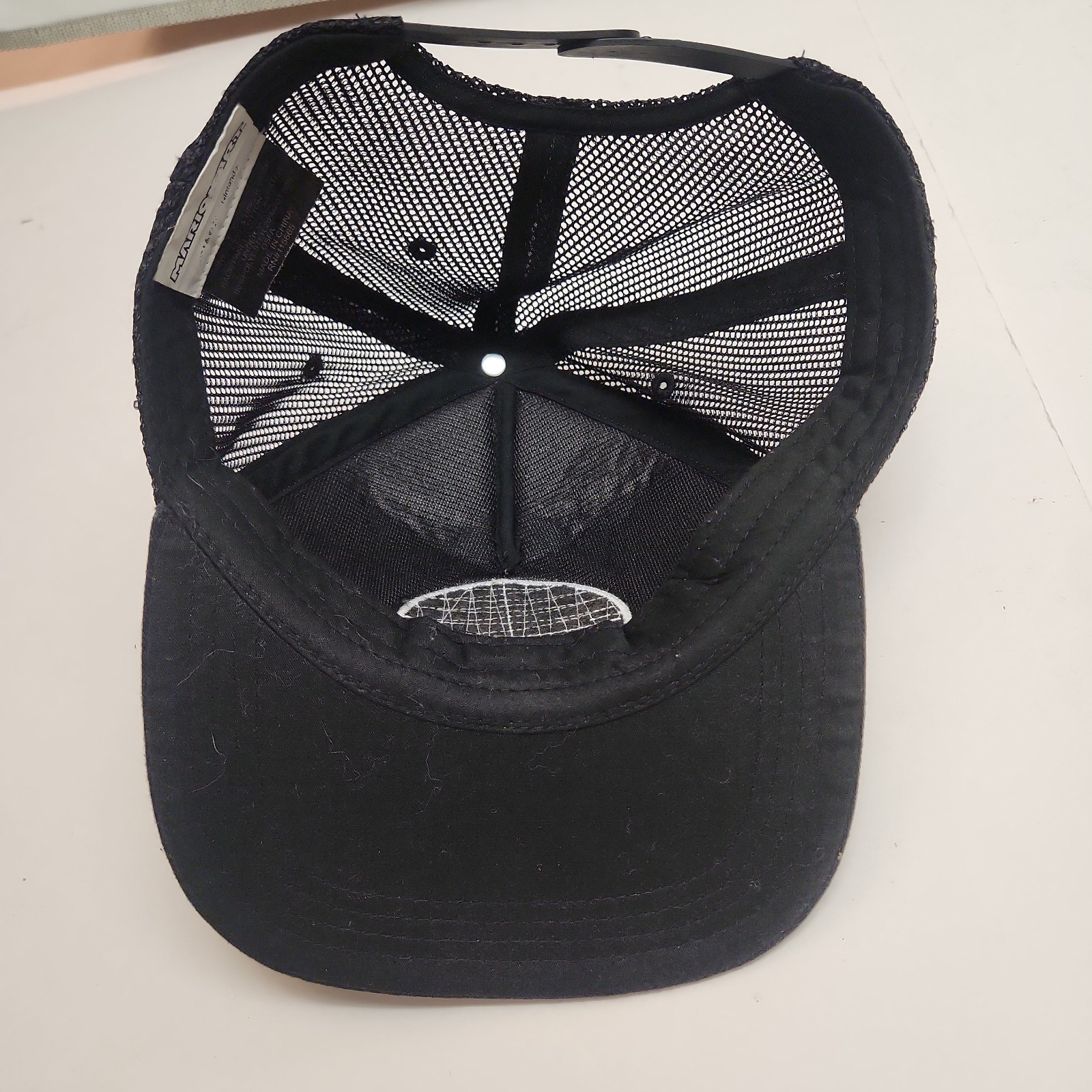 Mariokart Trucker Hat Gray & Black Nintendo One Size Adult Snap Back Cap Retro