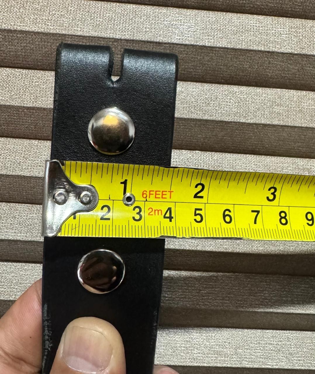 Heavy Duty Leather Work Handmade Belt Leather Belt Brown/Black 1.5″ One Piece