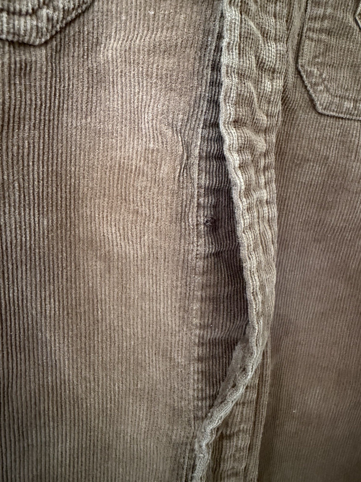 Polo Ralph Lauren Corduroy Elbow Patches Button Up Shirt Brown XL