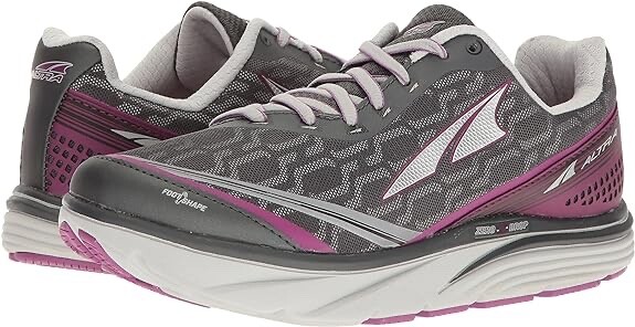 ALTRA Womens Torin IQ Road Running Athletic Shoes, Size 8.0 Med, Gray/Purple NEW