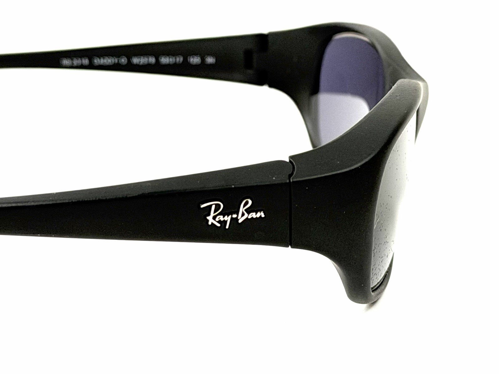 Ray Ban RB2016 DADDY-O Wrap Sunglasses, W2578 Rubber Black