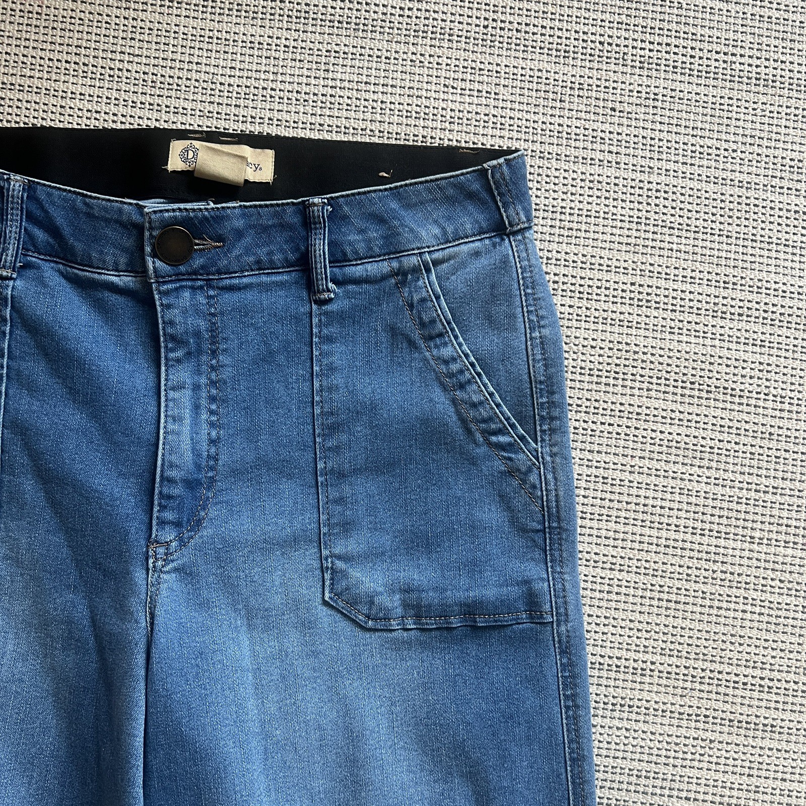 Democracy Jeans 12 Ab Technology Wide Leg High Rise Stretch Comfort