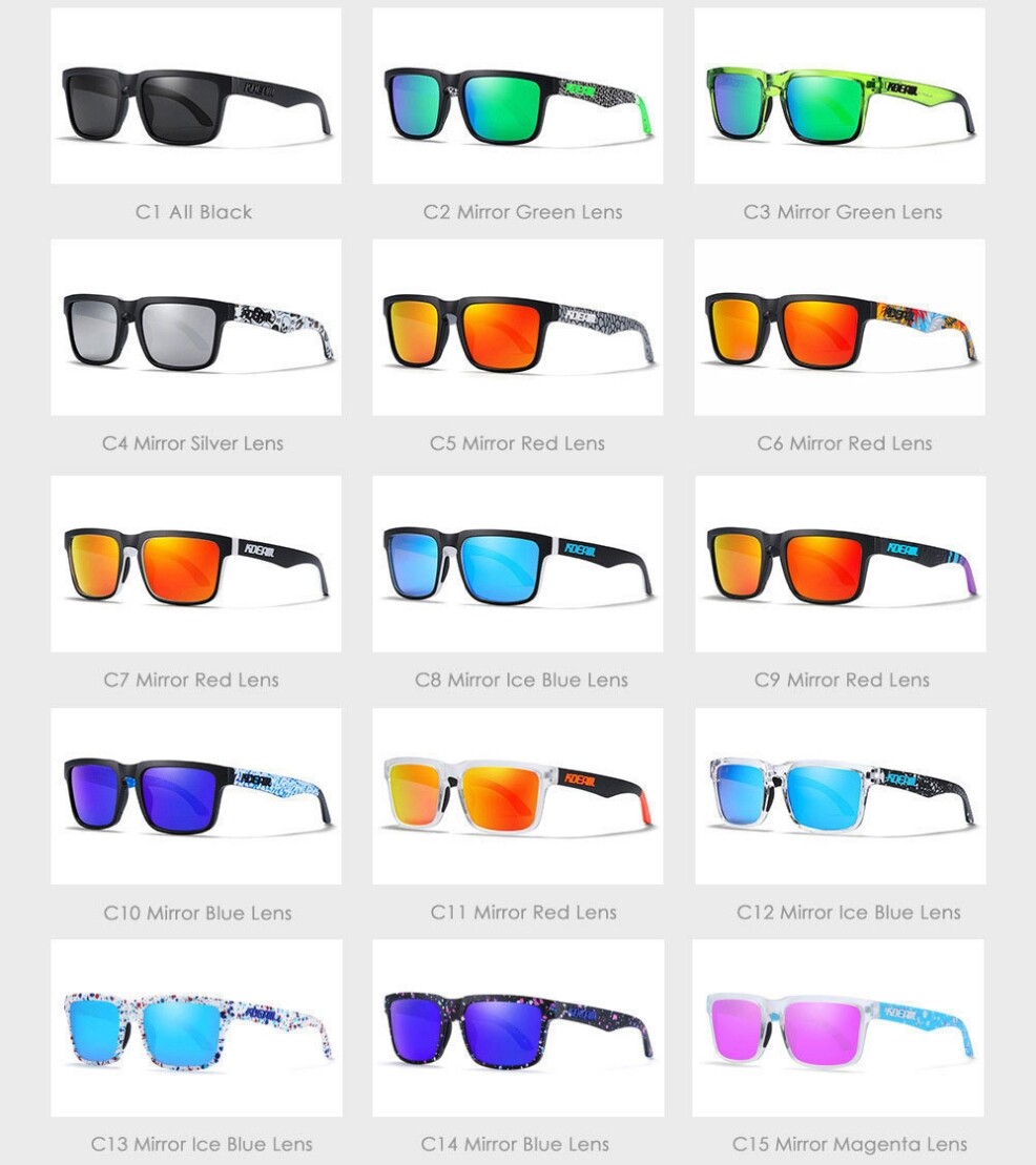 KDEAM Polarized Sunglasses Men Women Cycling Fishing Driving Sports Shades US