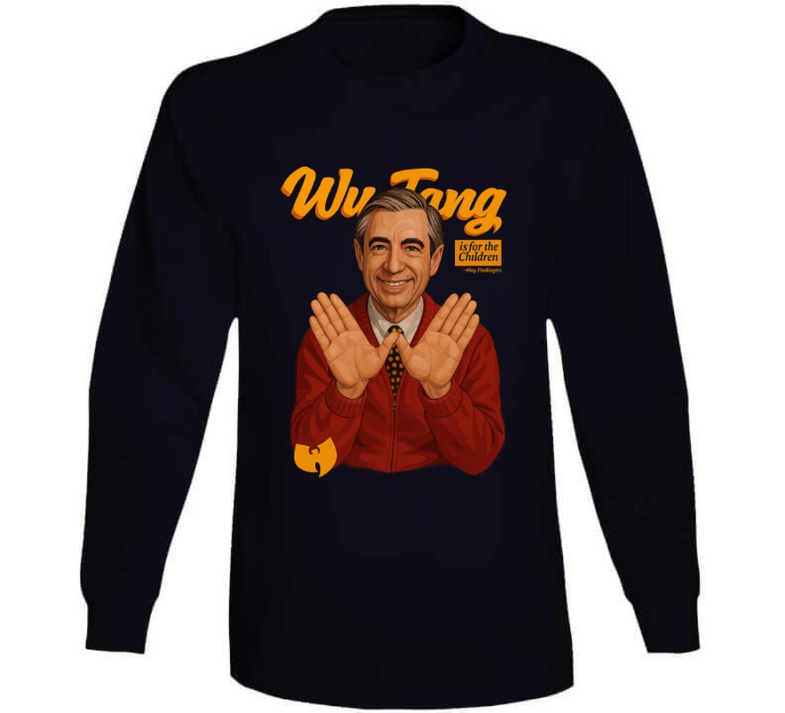 Wu-tang Is For The Children Mr Rogers Funny Parody T Shirt