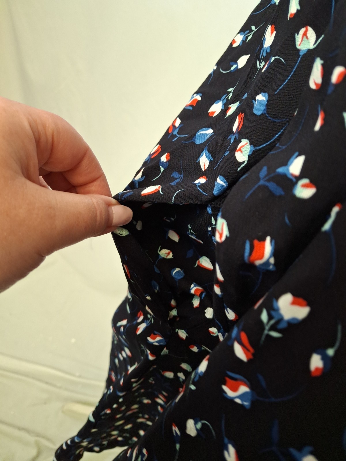 Phase Eight Alexandra Ditsy Floral Shift Dress Navy Blue Women’s UK12 NWT C6669
