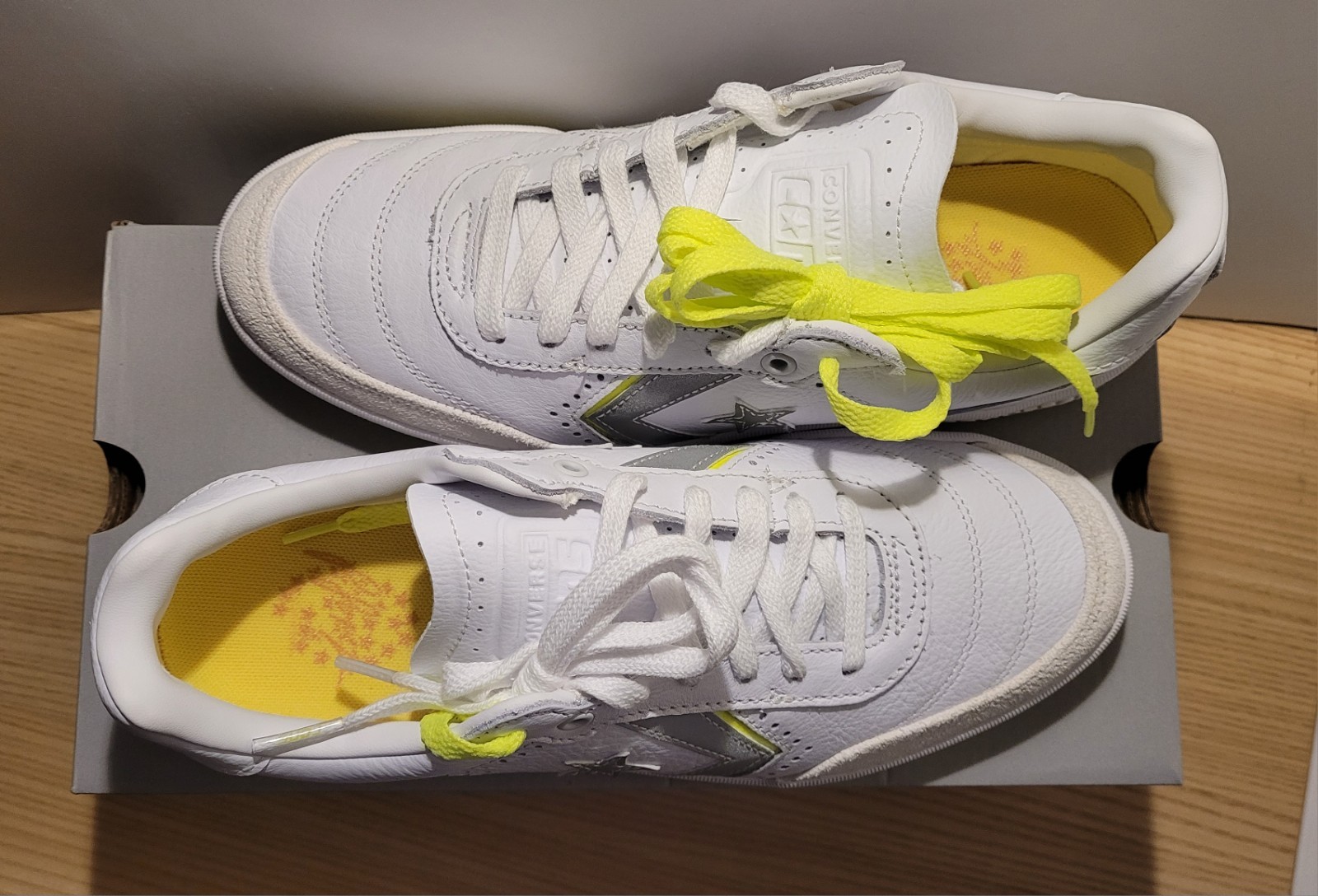 CONVERSE Cons Louie Lopez Pro 2 Shoes, White/Yellow, M8/W9.5