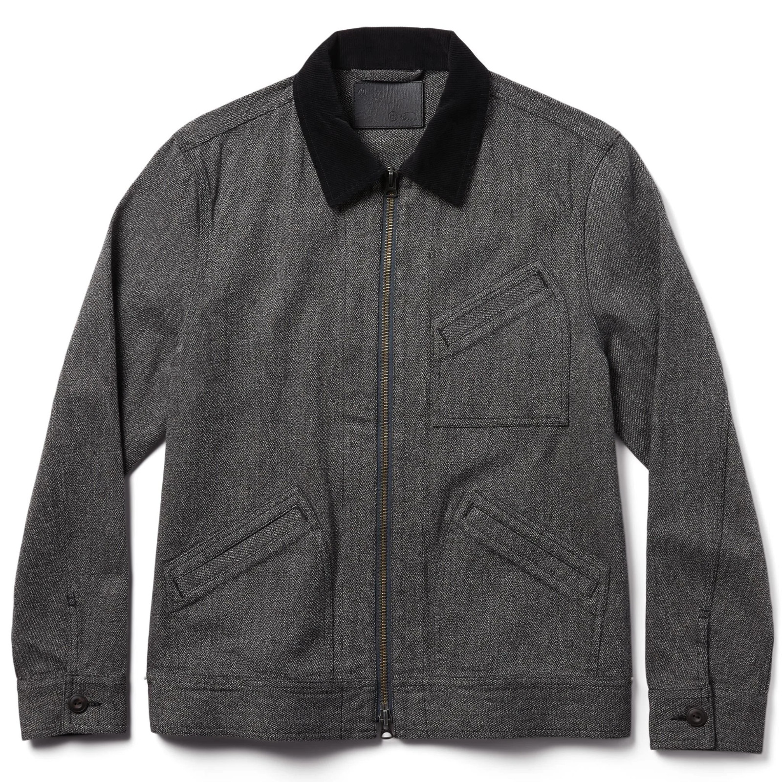 Taylor Stitch The Ignition Jacket in Indigo Salt & Pepper Mens LARGE NWT $238