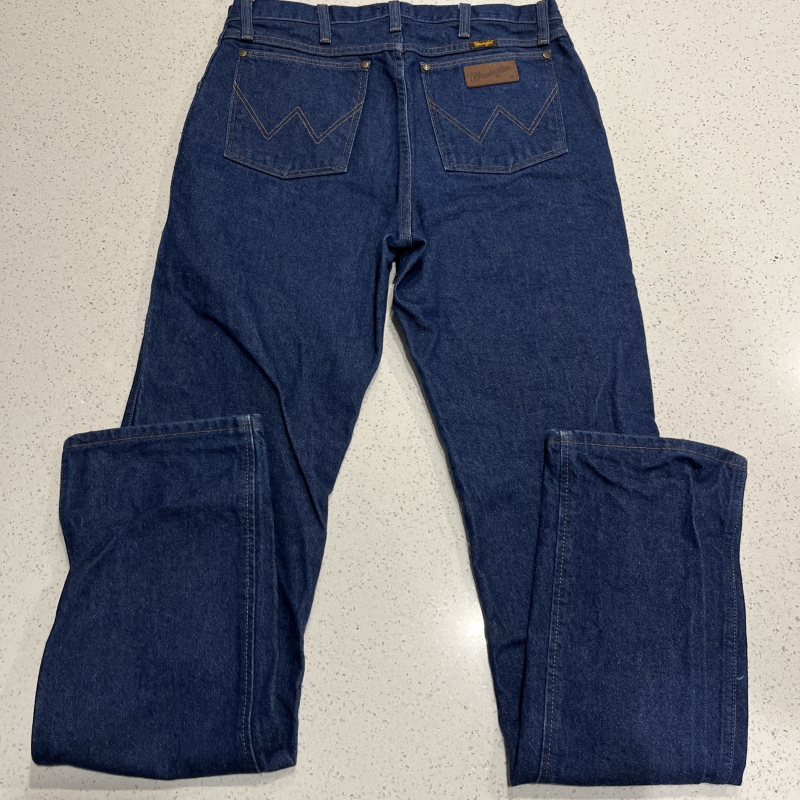 wrangler jeans cowboy cut Mens Dark Wash 32/36 47MWZ Rodeo