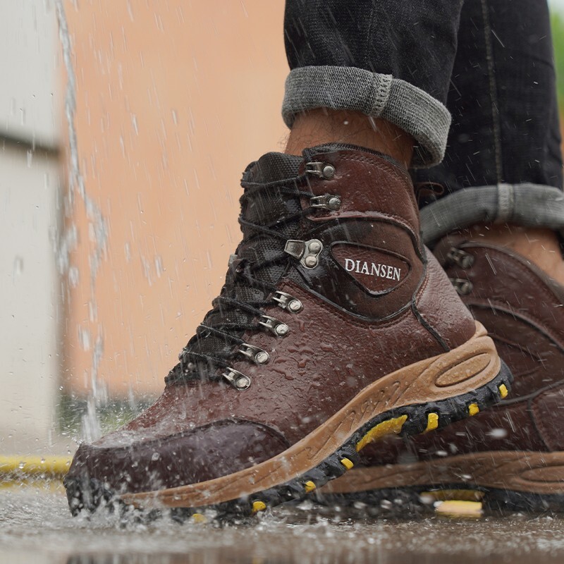 Men Work Safety Shoes Steel Toe Cap Waterproof boots Breathable Comfort Sneakers