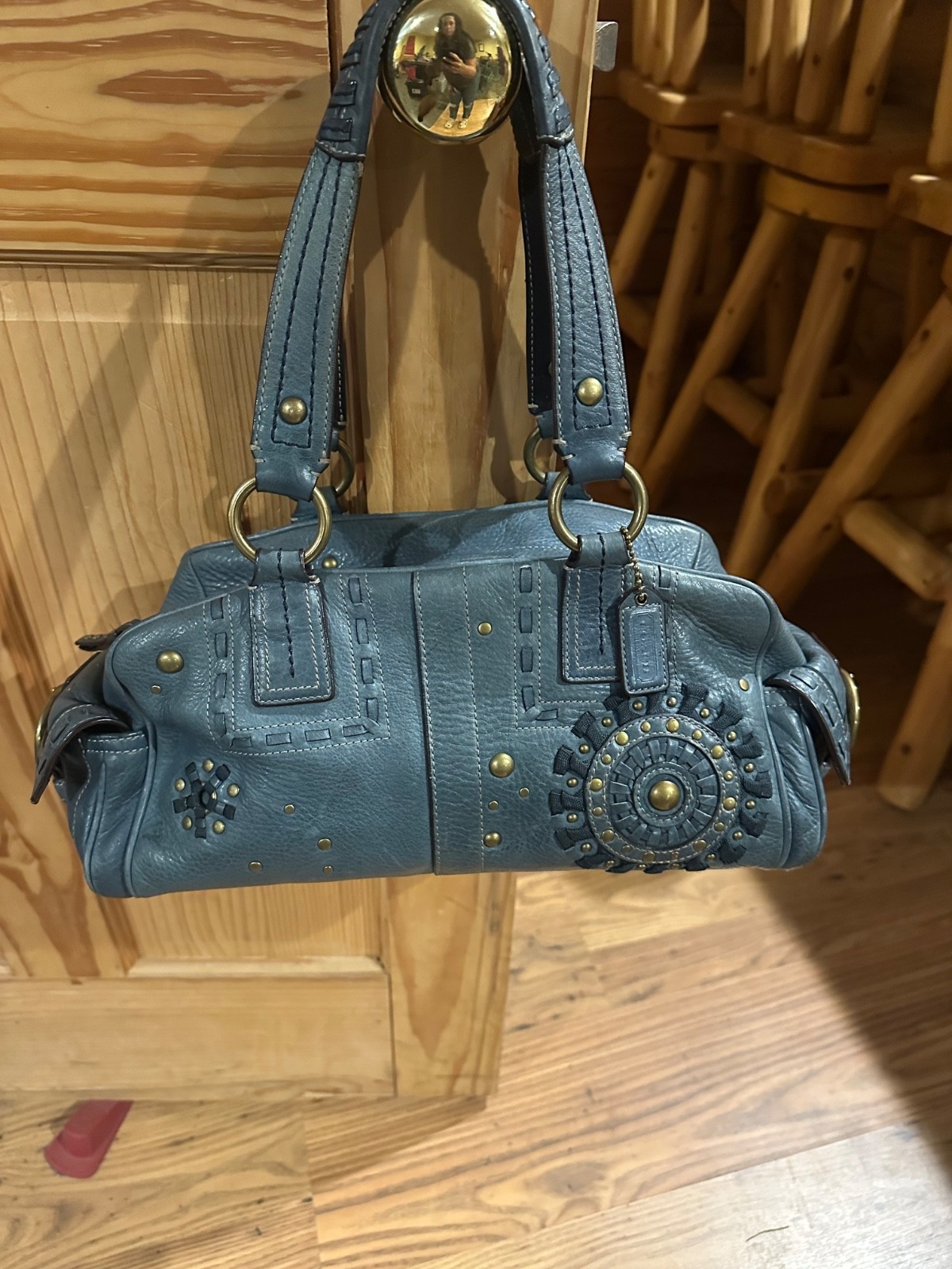 Limited edition rare vintage Coach Mia Satchel from the 2006 Holiday Collection.