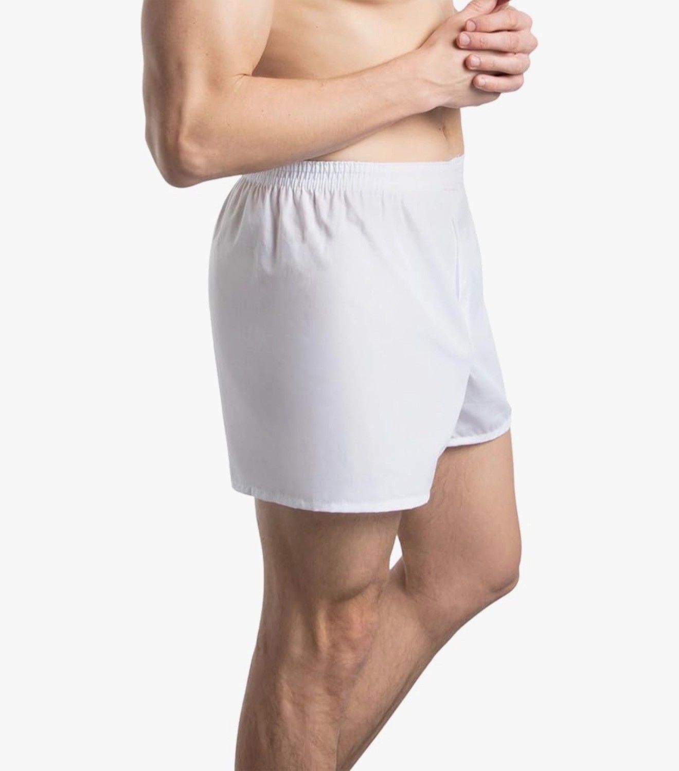 5 White XL 40-42 Inch Boxers Fruit Of The Loom EG 102-107 CM