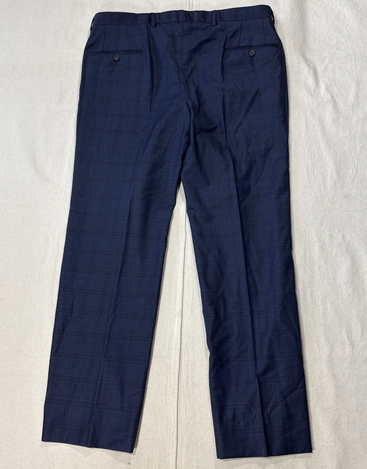 Hickey Freeman X Loro Piana 150’s Wool Men 2pc Blue Suit Size 42R Pant 36×30