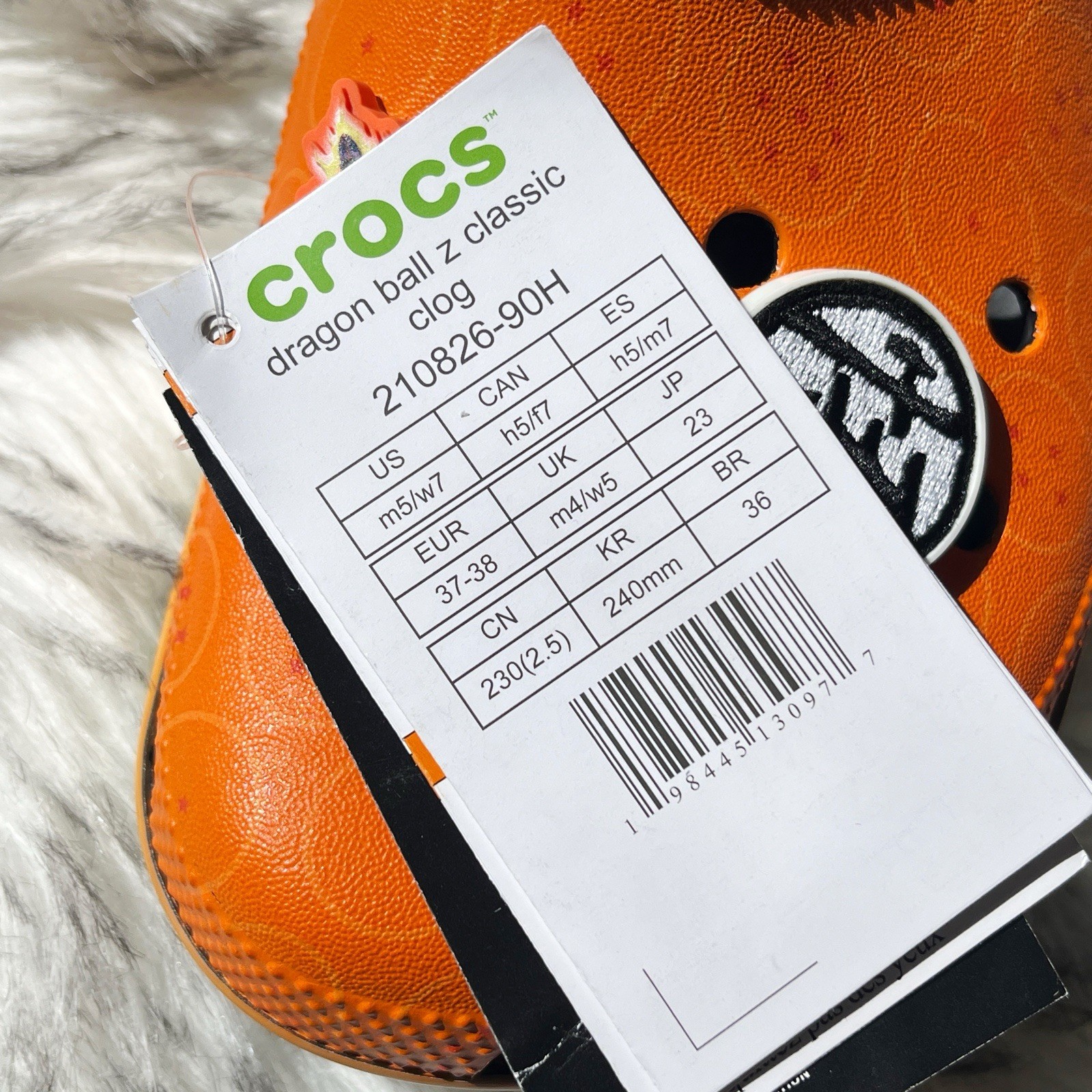 Crocs DRAGON BALL Z Son Goku Classic Clog 210826 Unisex Men’s 5/Women’s 7