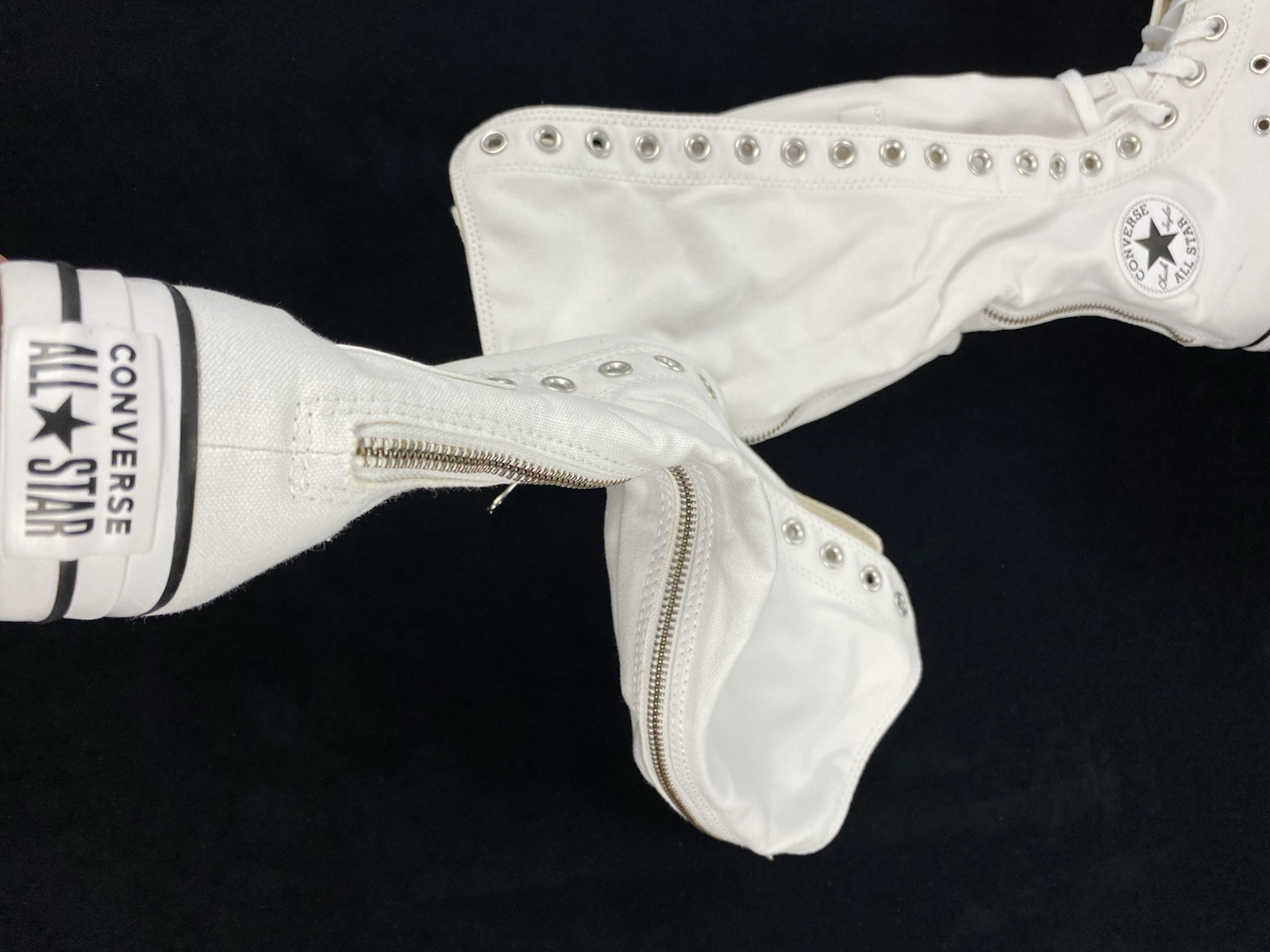 NEW Converse Chuck Taylor All Star XX Knee Hi White Black Shoes Sneakers A10456C