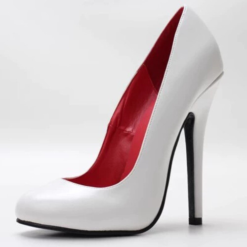 14cm High Stiletto Heels Womens Pointed Toe Slip on Pumps Nightclub Runway Shoes