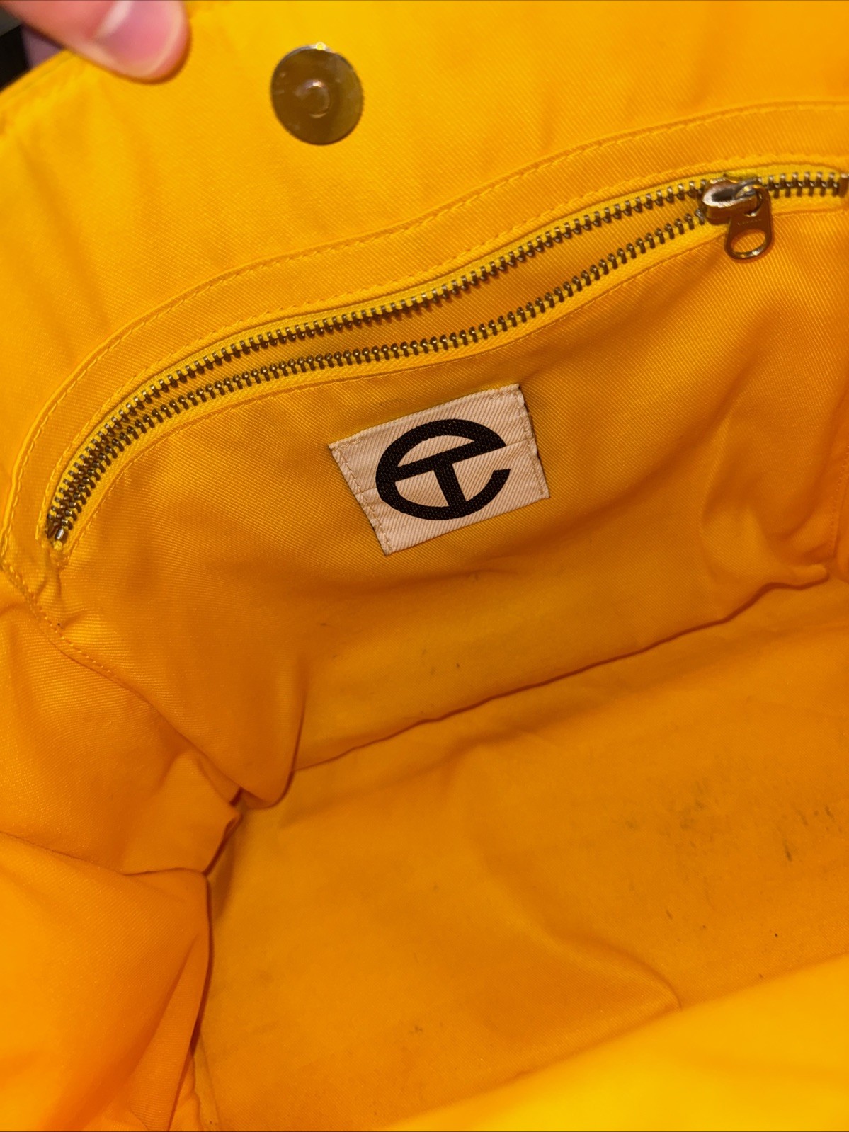 Telfar Medium Shopping Bag In Mustard Yellow