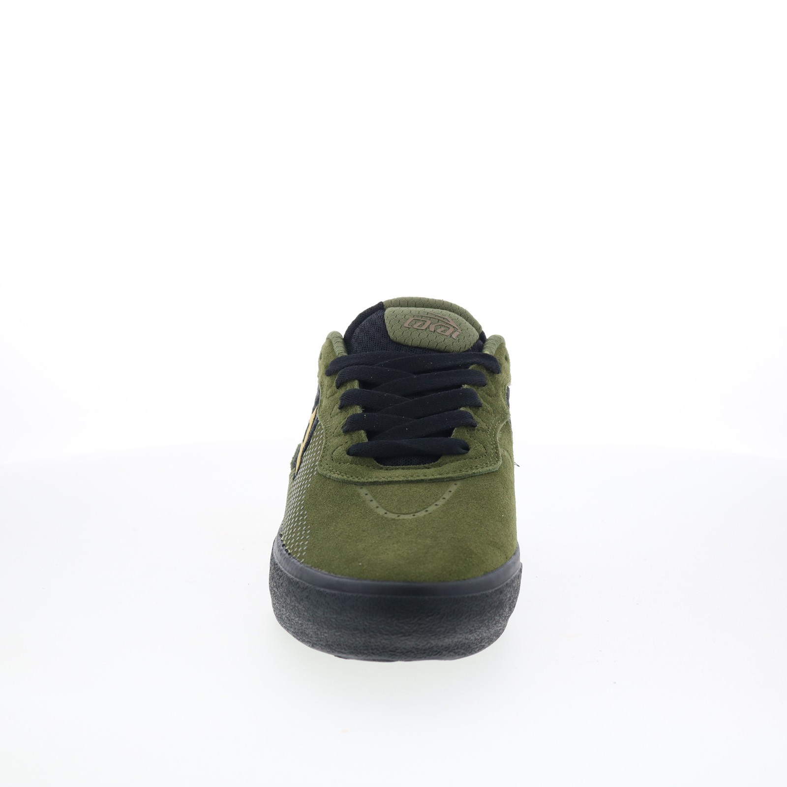 Lakai Essex Mens Green Suede Lace Up Skate Inspired Sneakers Shoes