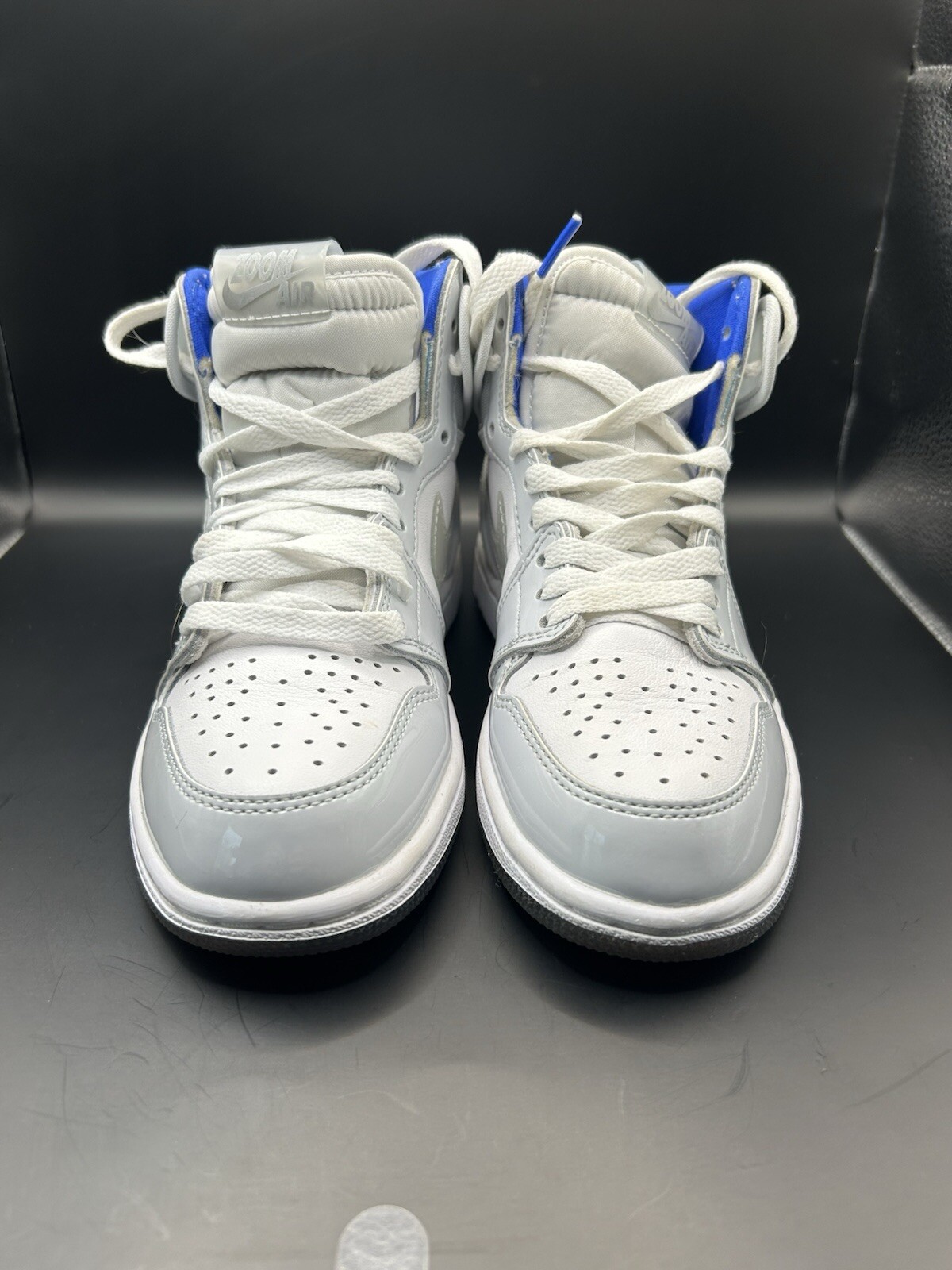 Nike Air Jordan 1 Zoom High Racer Blue/White Size 4.5 Youth