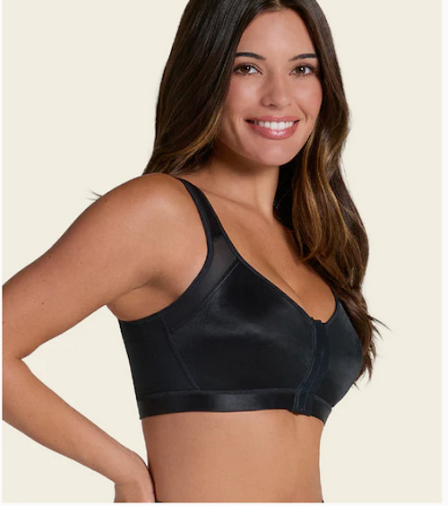 NWT Leonisa Style# 011473 Size 40C Unlined Wireless Posture Corrector Bra Black!