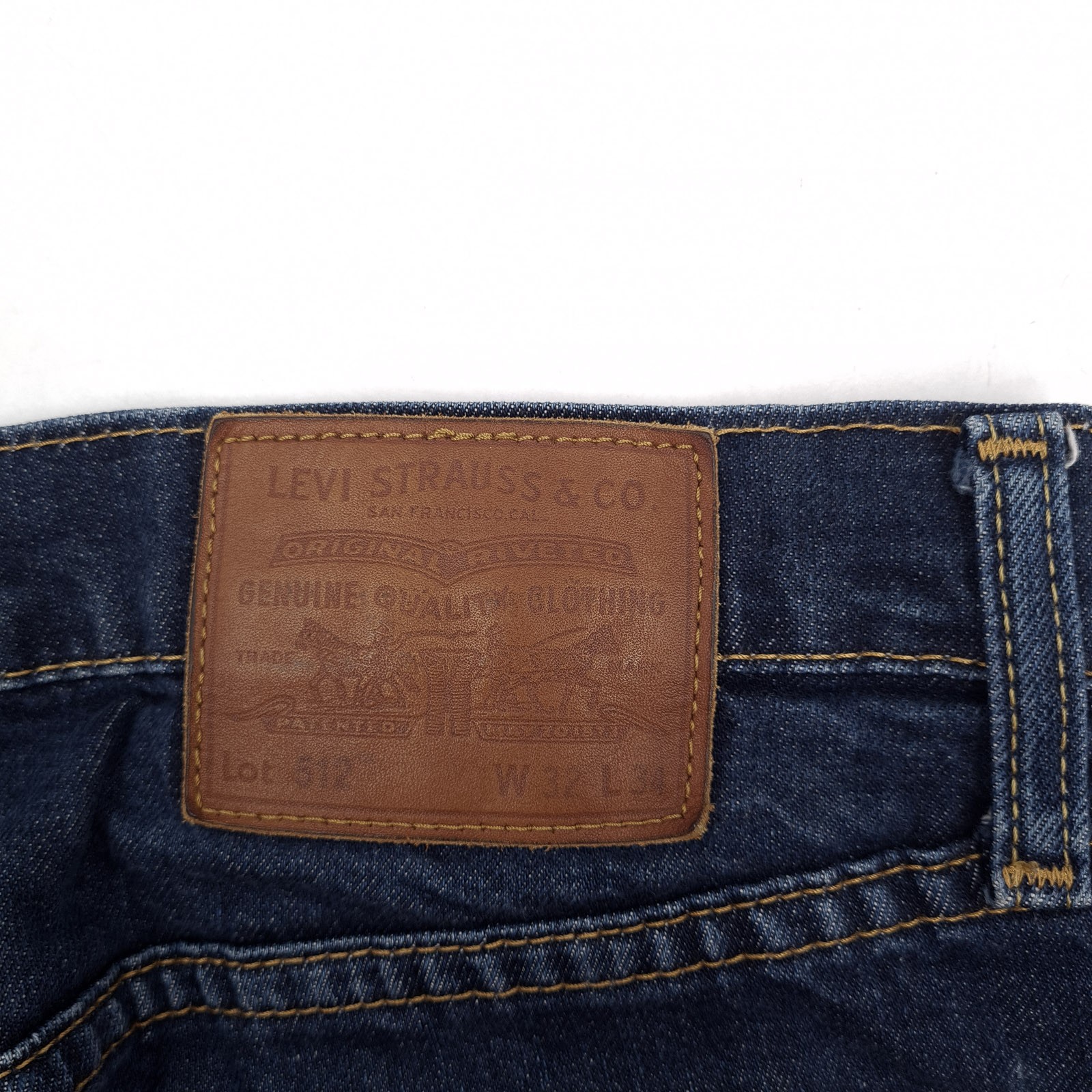 Levi’s Jeans 512 Men Stretch Slim Tapered Ay5 Size W32 L34