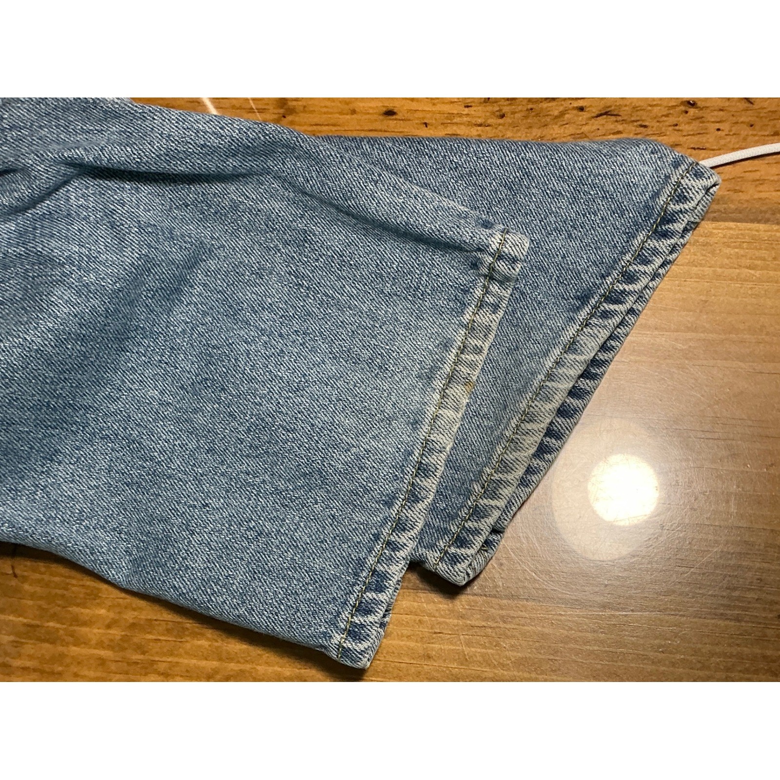 Hollister Blue Denim Jeans Button Fly Mens 29×32