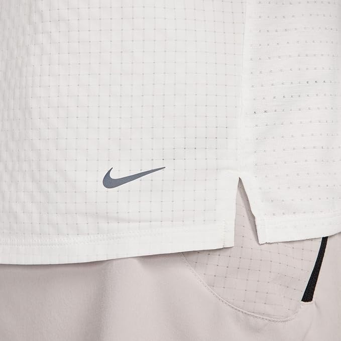 Nike Trail Solar Chase Dri-FIT Short-Sleeve Running Top White Black DV9305 121