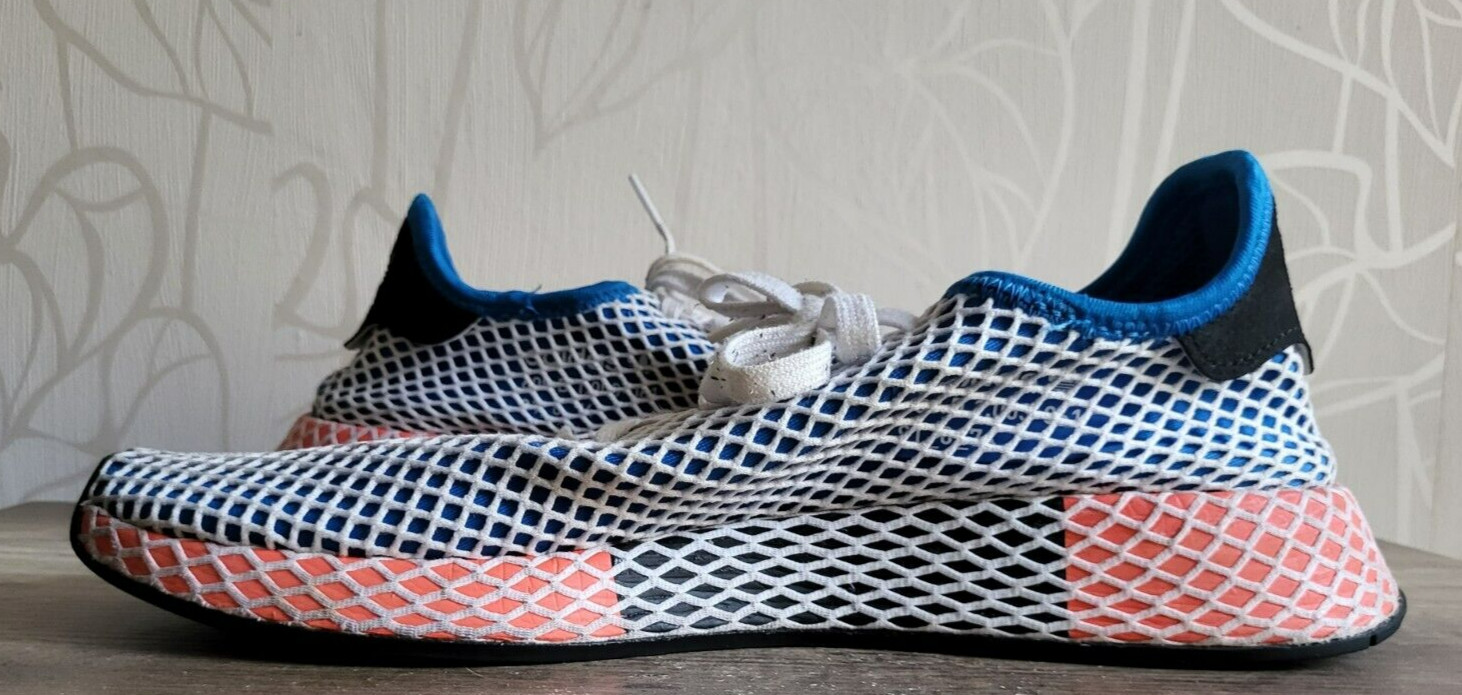 Adidas Deerupt Runner Bluebird AC8704 Shoes Sneakers Multicolor Size 46 2/3