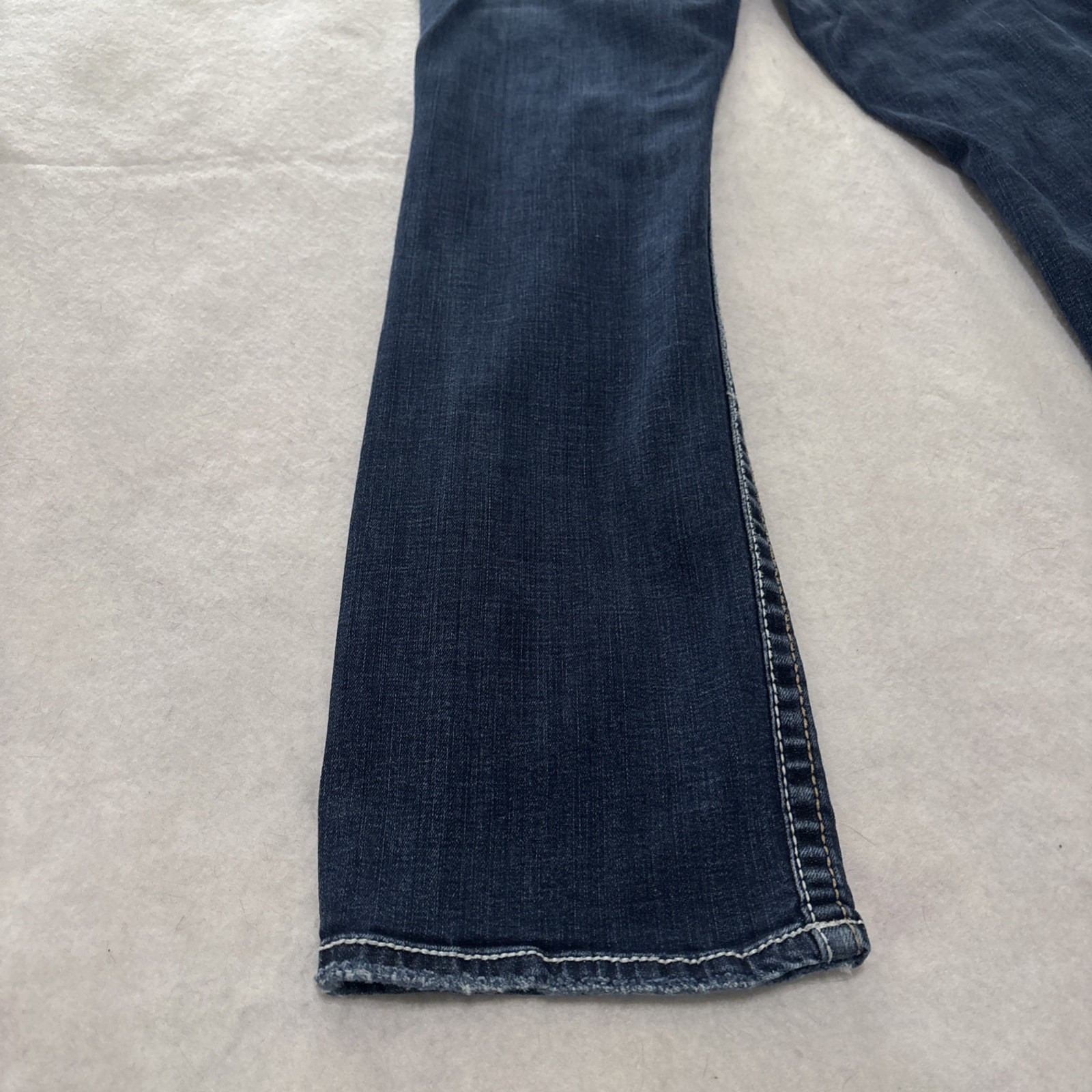 BKE Buckle Jake Jeans Men’s Size 30×32 Distressed Straight Leg Stretch Dark Wash