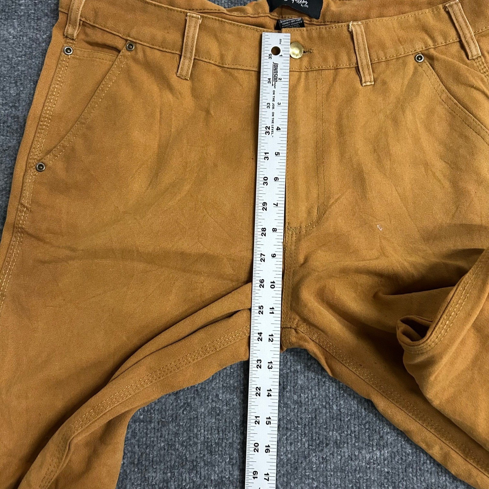 Coast 2 Coast Outfitters Pants Mens 34×32 Brown Canvas Workwear Straight Fit