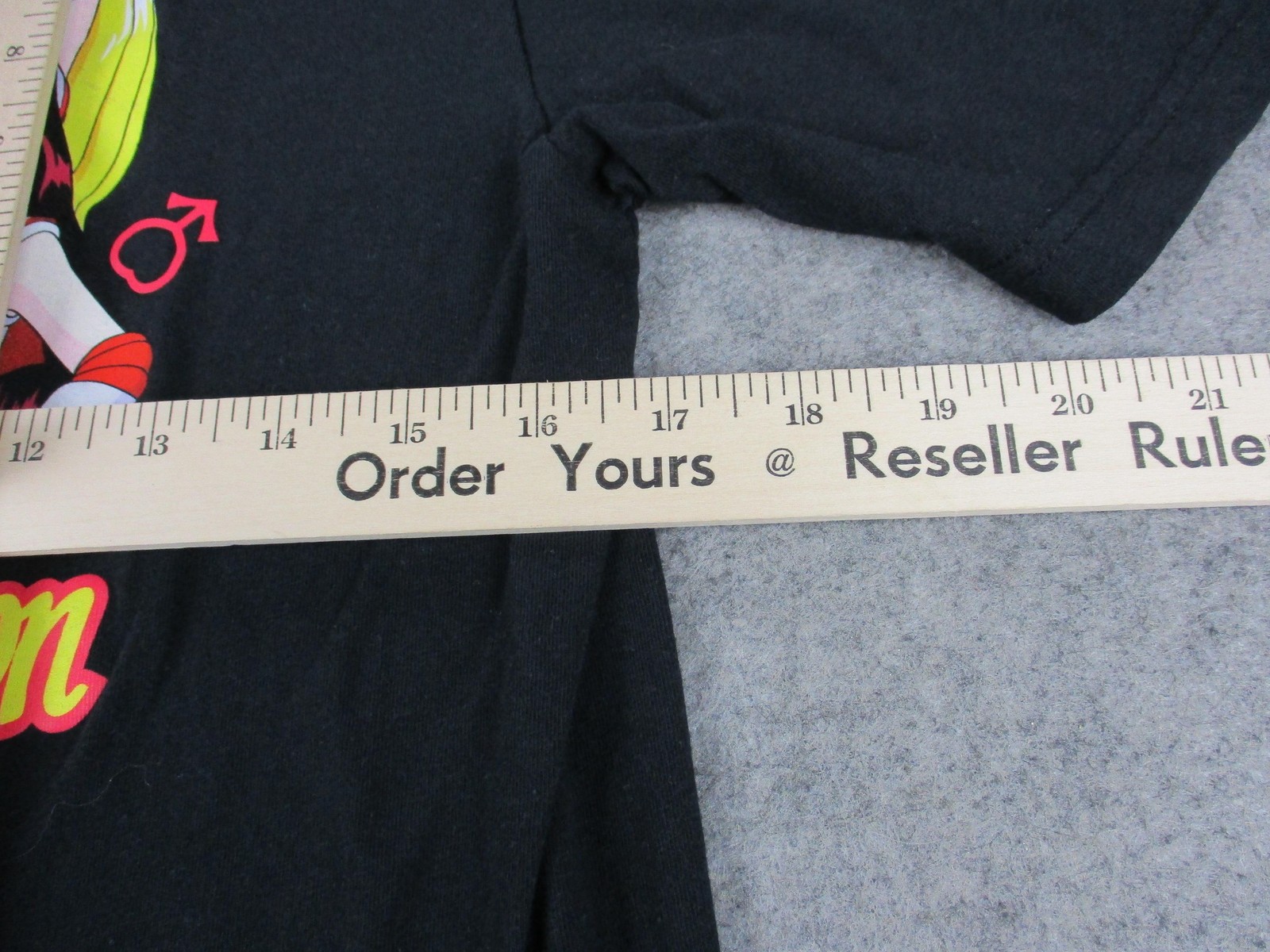 Sailor Moon Shirt Boys XL Black Vans Anime Graphic Tee Classic Fit Skater