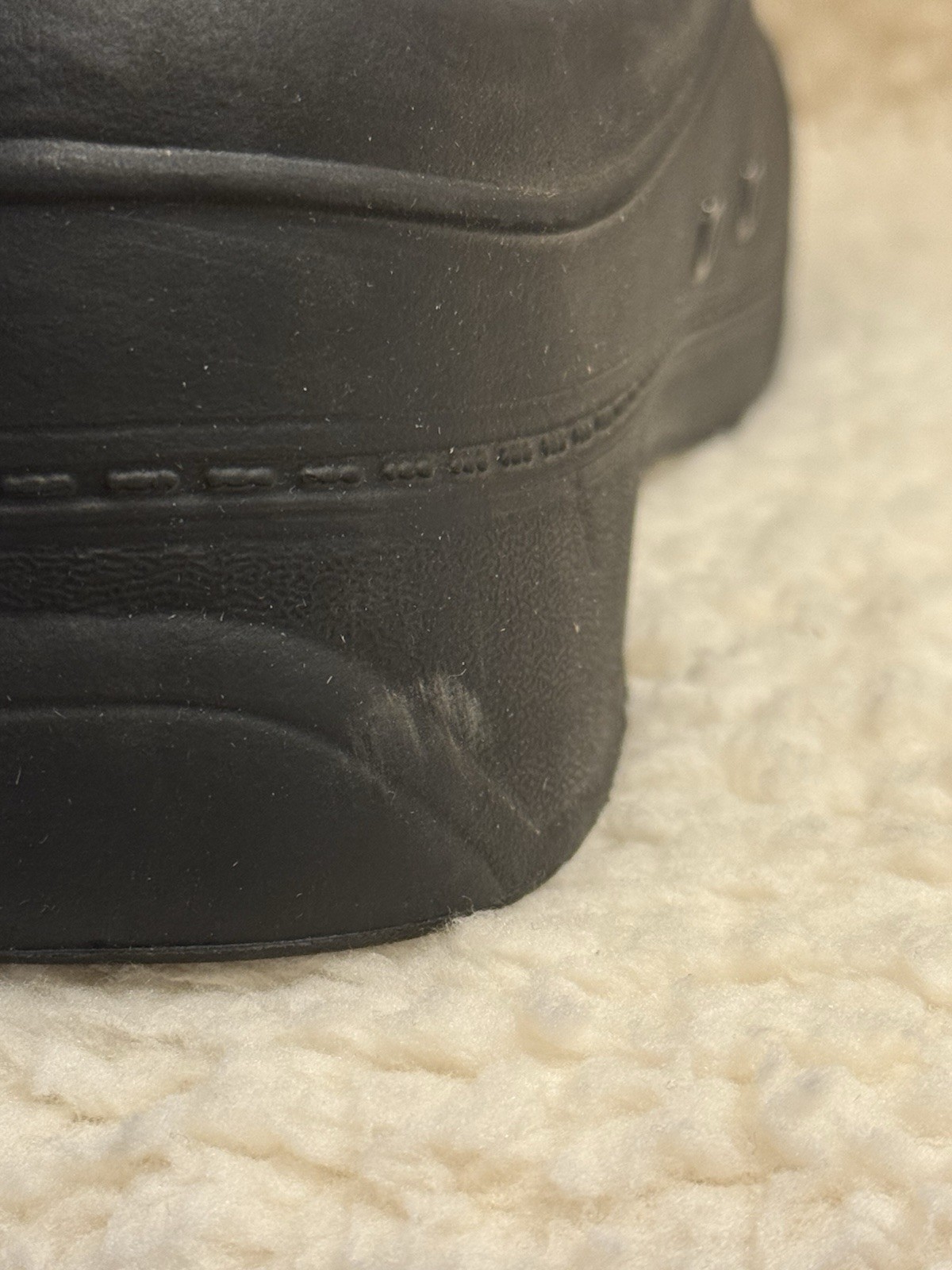 Men’s Sketcher’s Work Slip Resistance Size 12 Black Slip-on Used