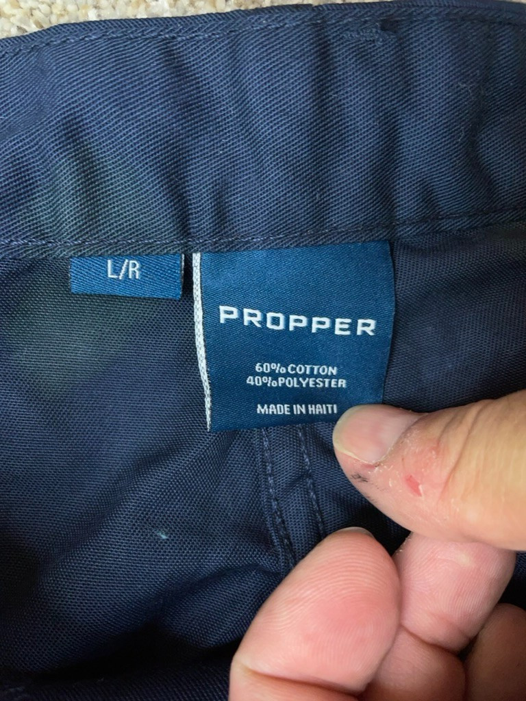 Propper Pants Men’s Large 38×32 Blue Uniform BDU Ripstop Tactical Army Cargo NEW